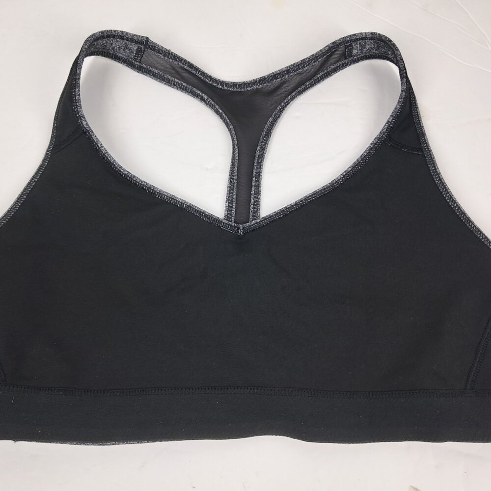 VSX Sport Victoria's Secret The Player Black/Gray Racerback Sports Bra Medium - Picture 6 of 8